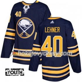 Dětské Hokejový Dres Buffalo Sabres Robin Lehner 40 Adidas 2017-2018 Modrá Authentic